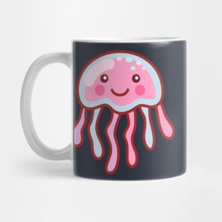 Cotton Candy Jellyfish Minimal Mug